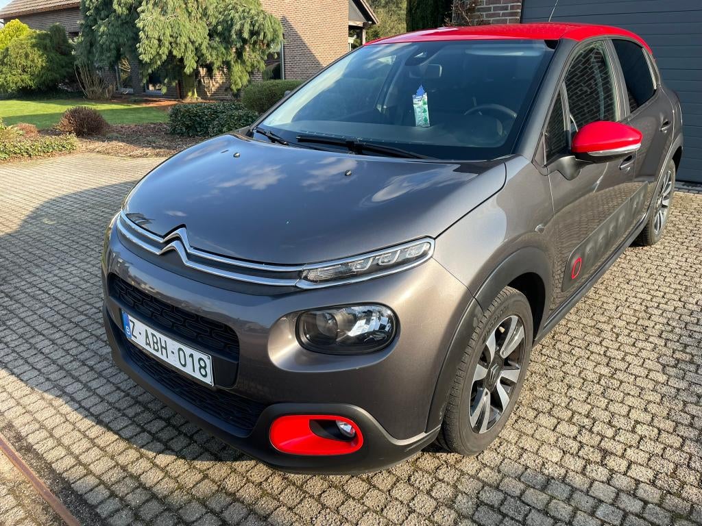 Citroen C3, 1.2 benzine, Bouwj 2018, 79.000km, garantie, Autos, Argent ou Gris, Achat, Euro 6, Boîte manuelle