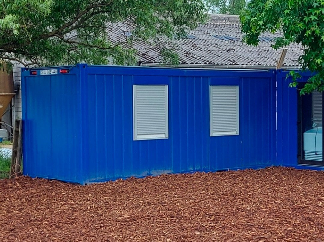 20ft cabin container, Ophalen, Gebruikt