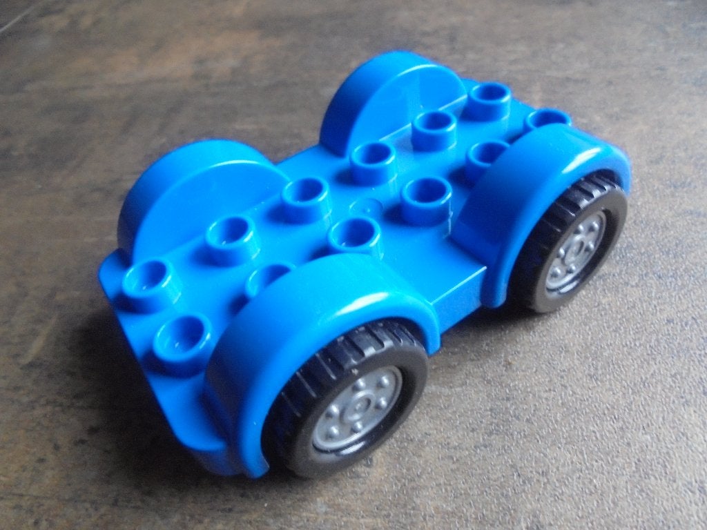 Lego Duplo Car Base 2x6 with Fixed Axles (zie foto's) 4, Enlèvement ou Envoi, Utilisé, Briques en vrac, Duplo