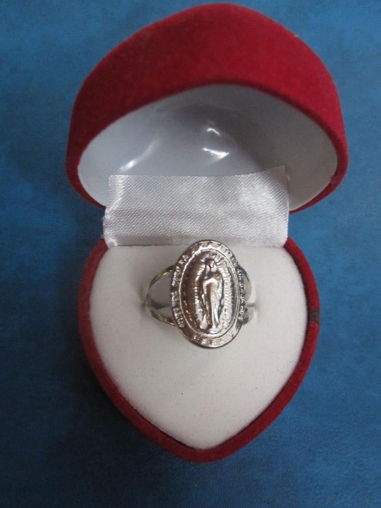 Bague - couleur argentée - Image de Mary (NOUVEAU), Bijoux, Sacs & Beauté, Bagues, Neuf, Enlèvement ou Envoi, Fer ou Acier, Plus petit que 17