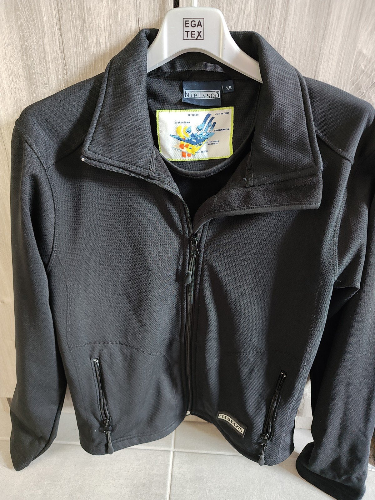 Softshell jas Nielsson, Verzenden, Zwart, Zo goed als nieuw, Nielsson