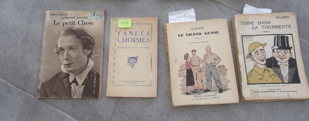livres anciens entre 1920 & 1949, Enlèvement