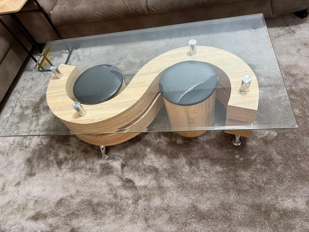 Salontafel 13070, Huis en Inrichting, Ophalen, Zo goed als nieuw, Rechthoekig