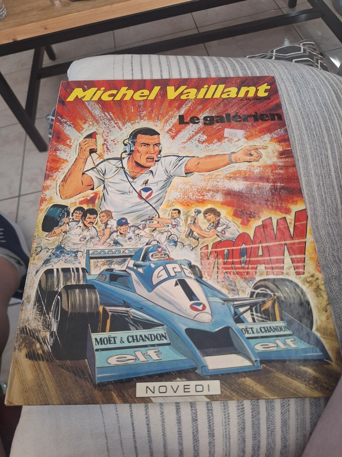 Michel Vaillant Le Galérien, Une BD, Enlèvement, Utilisé