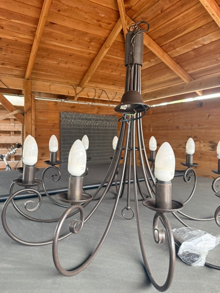 Luster, Huis en Inrichting, Ophalen, Zo goed als nieuw, Metaal, Overige fittingen