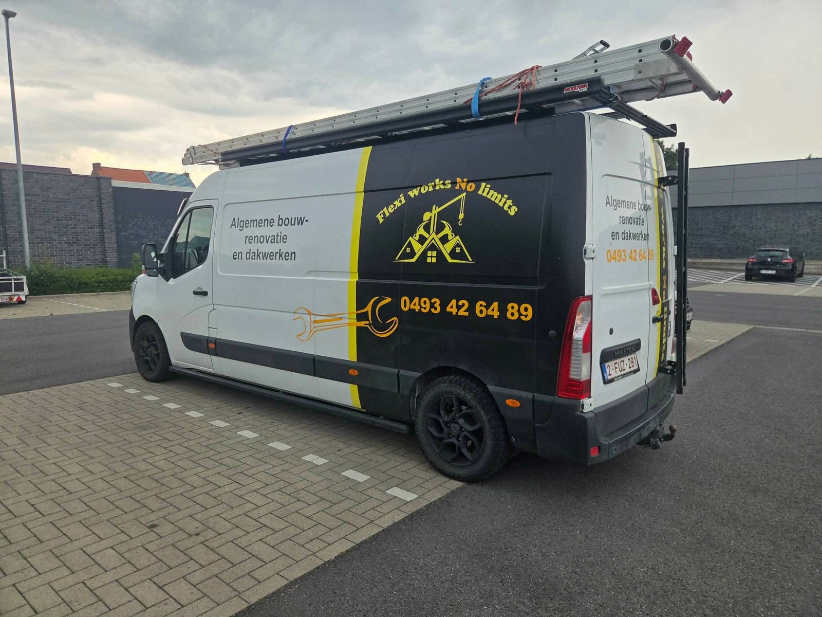 Renault master camionet, Auto's, 100 kW, 4 deurs, Stof, Zwart