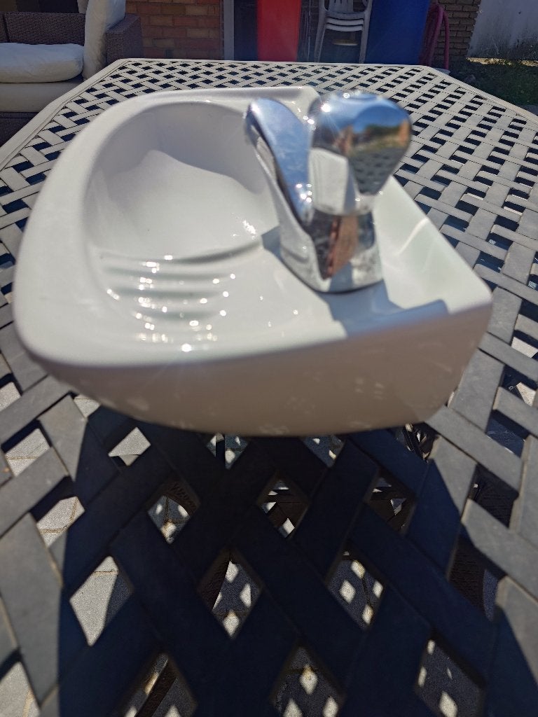 Wastafel, Enlèvement, Utilisé, Lavabo