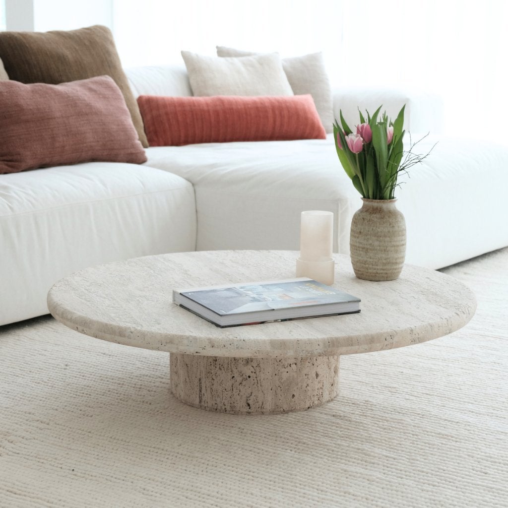 Coffee tafel, Neuf, Rond, 100 à 150 cm, Enlèvement