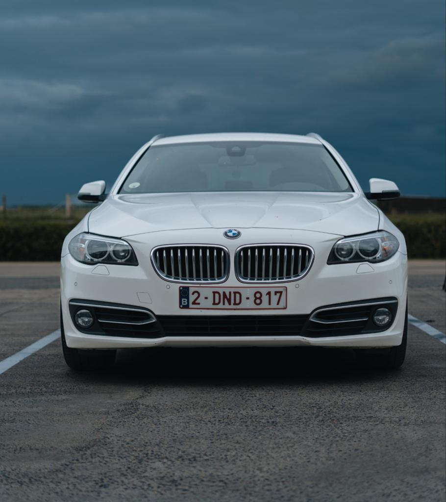 Bmw 520d, Auto's, BMW, Automaat, Achterwielaandrijving, Wit, Leder