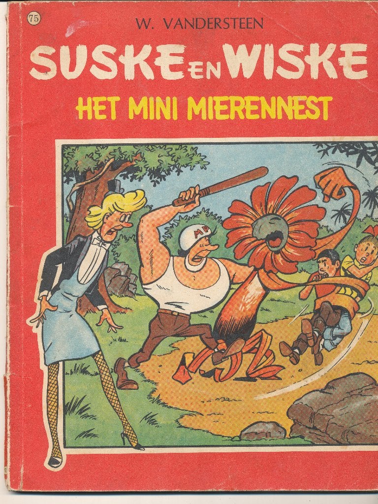 75 Suske en Wiske 1967 - Het mini mierennest( 1' druk mat ), Boeken, Gelezen, Willy Vandersteen, Eén stripboek, Ophalen of Verzenden