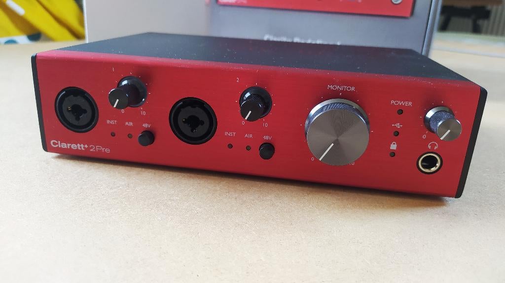 Focusrite Clarett+ 2pre, Enlèvement ou Envoi, Comme neuf, Externe, Focusrite