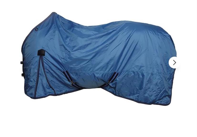 Regendeken 155 cm, Dieren en Toebehoren, Ophalen, Zo goed als nieuw, Blauw, Regendeken