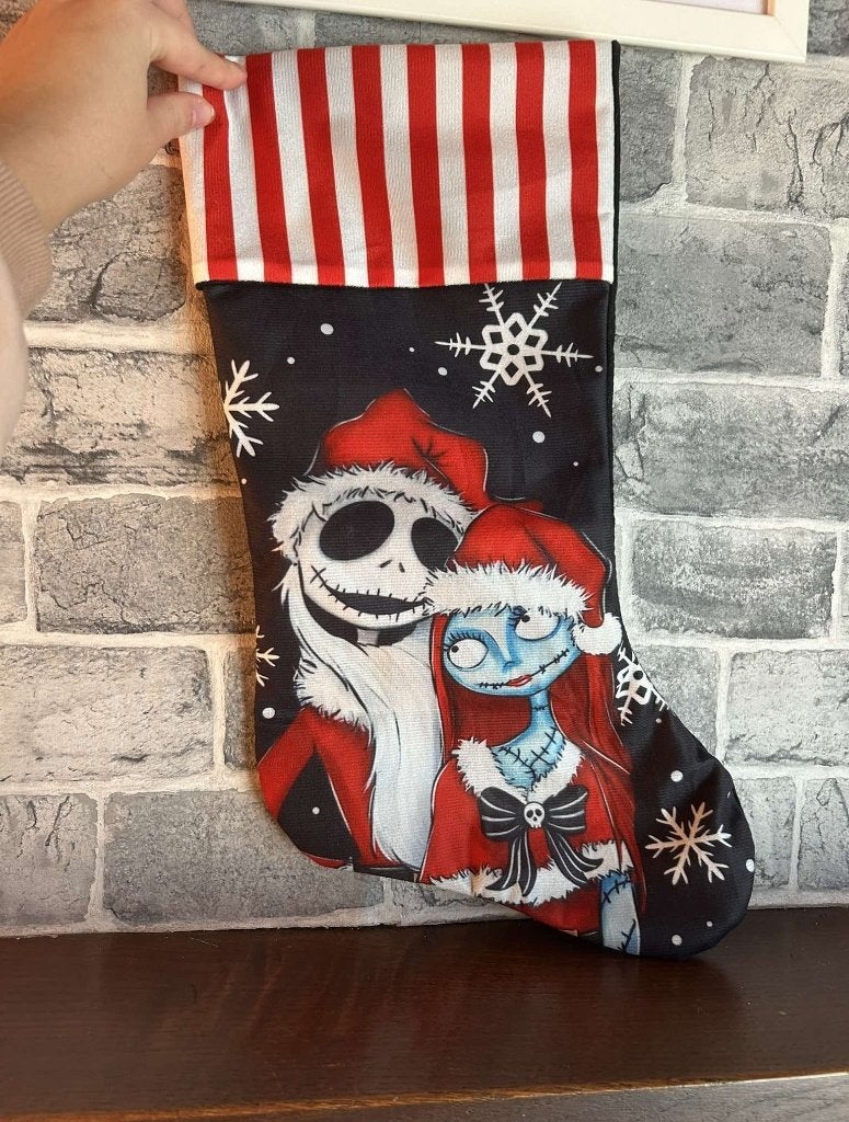 Chaussette de Noël Jack Skellington et Sally, Diversen, Kerst, Nieuw, Ophalen