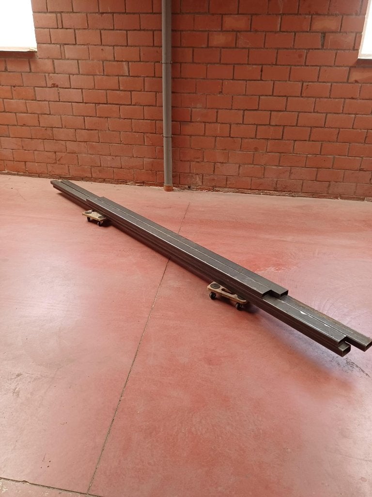 stalen kokers 80x40x4, Enlèvement, Comme neuf, Fer