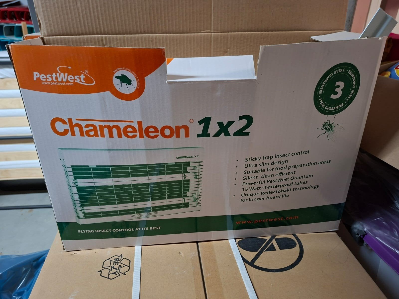 Vliegenlamp, Ophalen