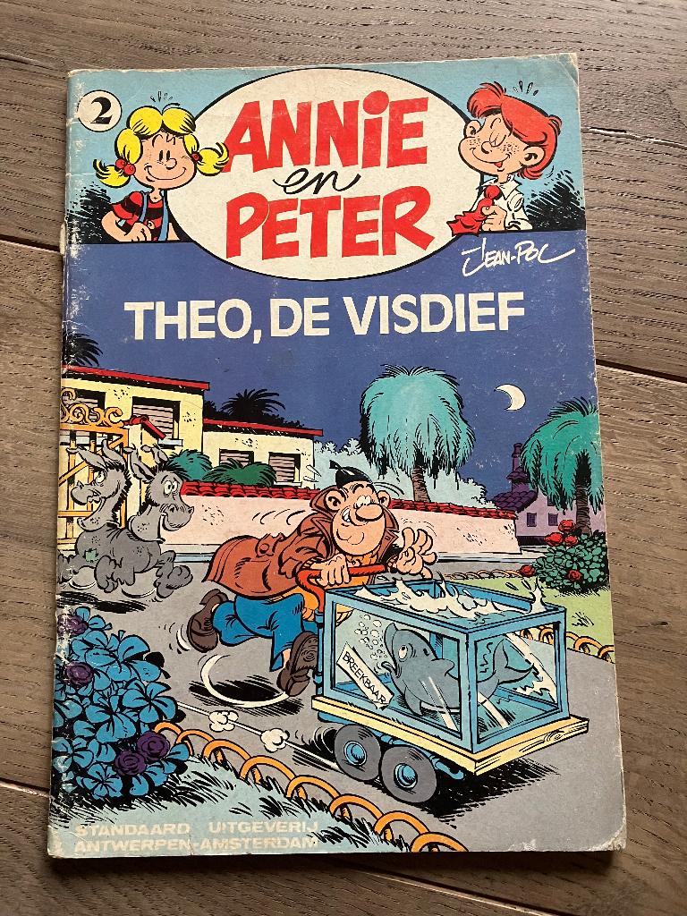 Annie en Peter - 2 - Theo, de visdief, Boeken, Eén stripboek, Ophalen of Verzenden, Gelezen