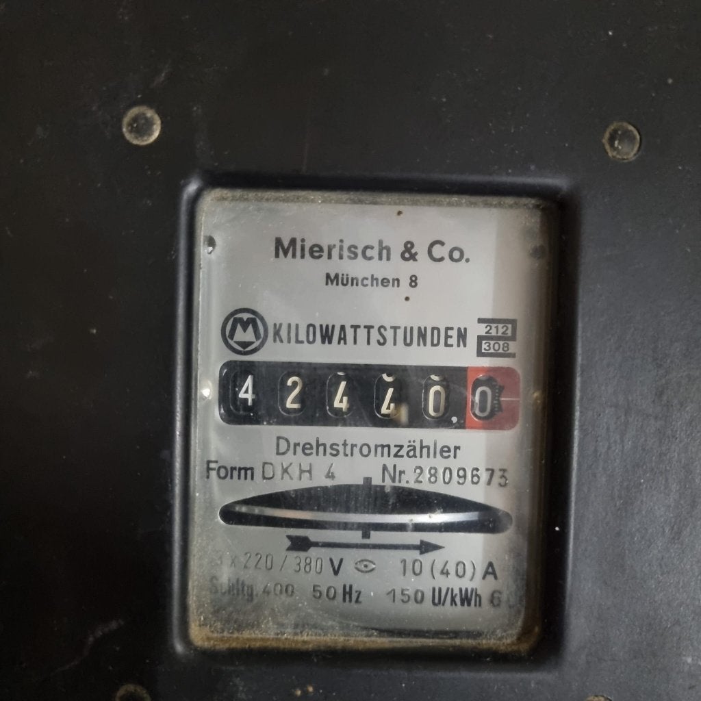 Elektriciteit meter, Ophalen, Gebruikt