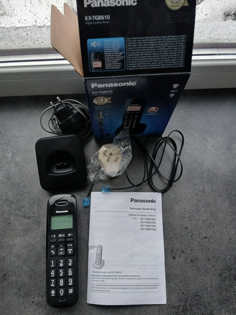 PANASONIC VASTE DRAADLOZE TELEFOONSET, Télécoms, Enlèvement, Comme neuf, 1 combiné