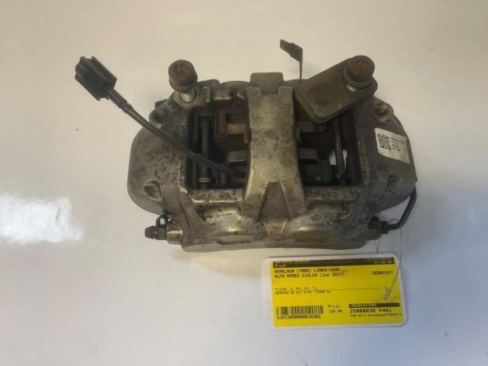 Etrier de frein (pince) avant gauche d'un Alfa Romeo Giulia, -, 3 mois de garantie, Utilisé, Alfa Romeo