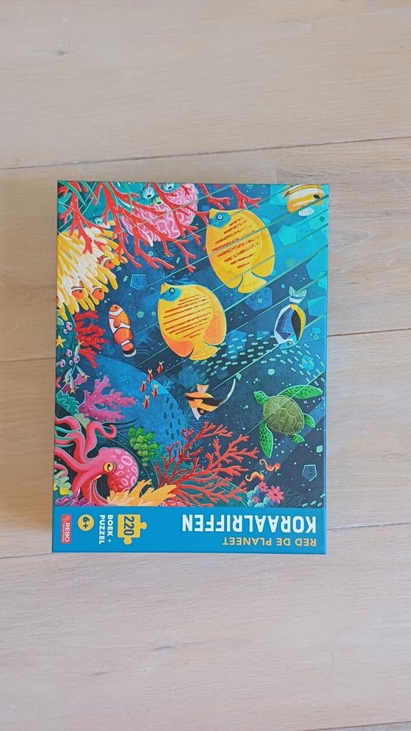 Récifs coralliens, livre et puzzle, 220 pièces, Enlèvement ou Envoi