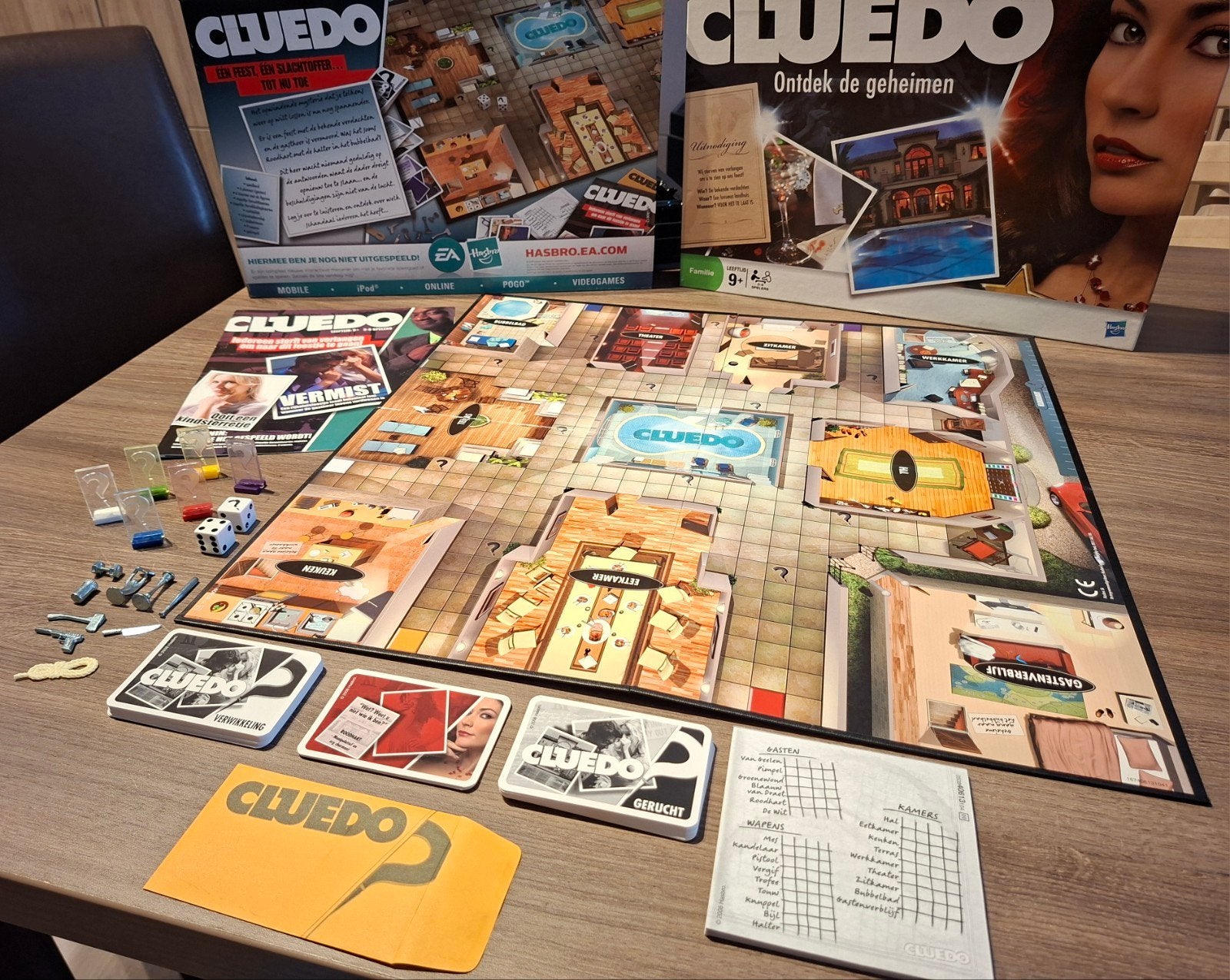 Cluedo, Enlèvement, HASBRO