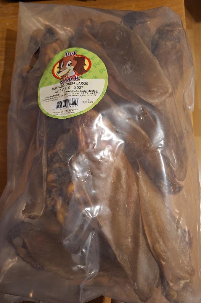 Buffeloren voor honden, Ophalen, Hond