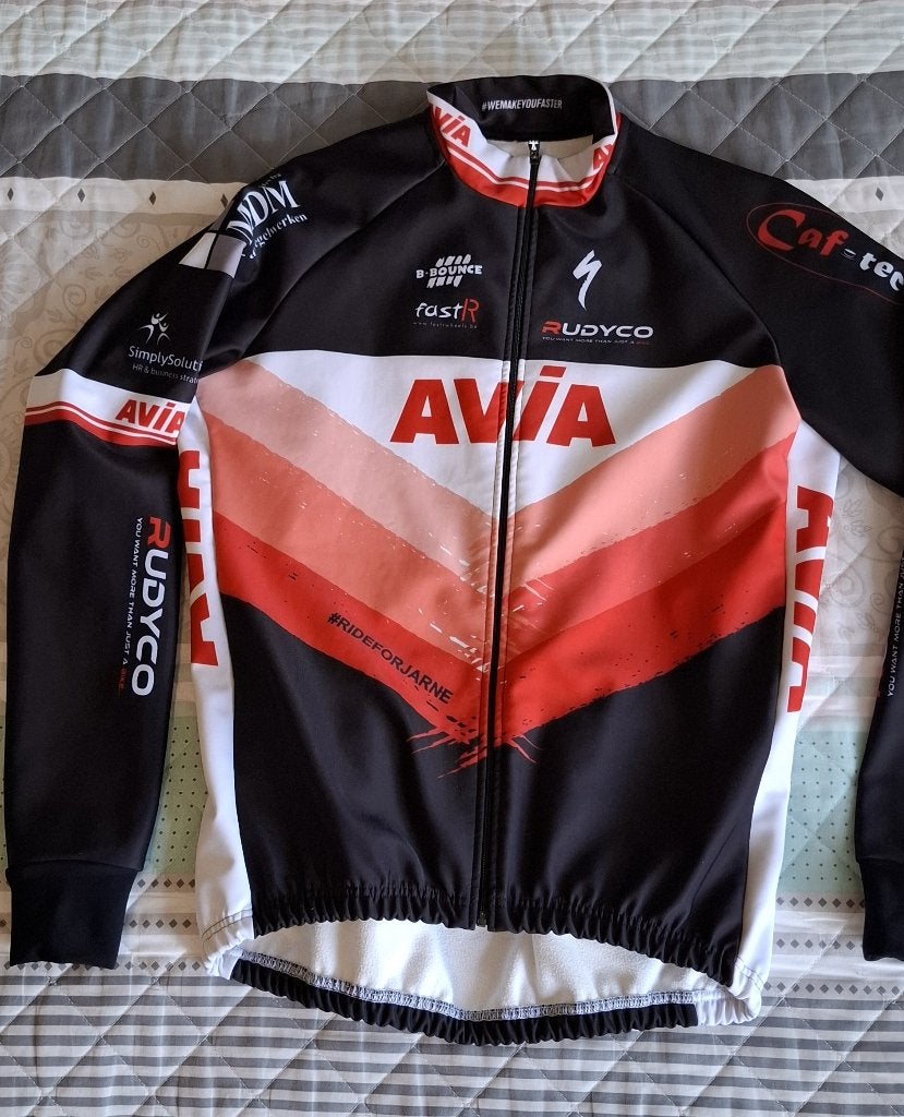 Fietskledij winterjas maat XL. Merk Bioracer, Ophalen of Verzenden, Zo goed als nieuw, Kleding