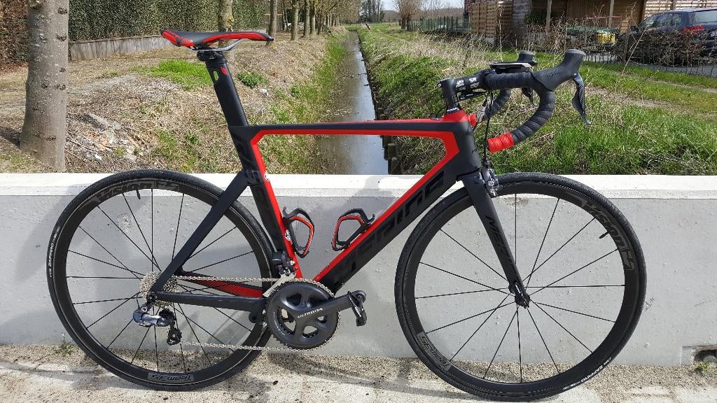 Fiets race Merida reacto, Gebruikt, Velgrem, Meer dan 20 versnellingen, 53 tot 57 cm