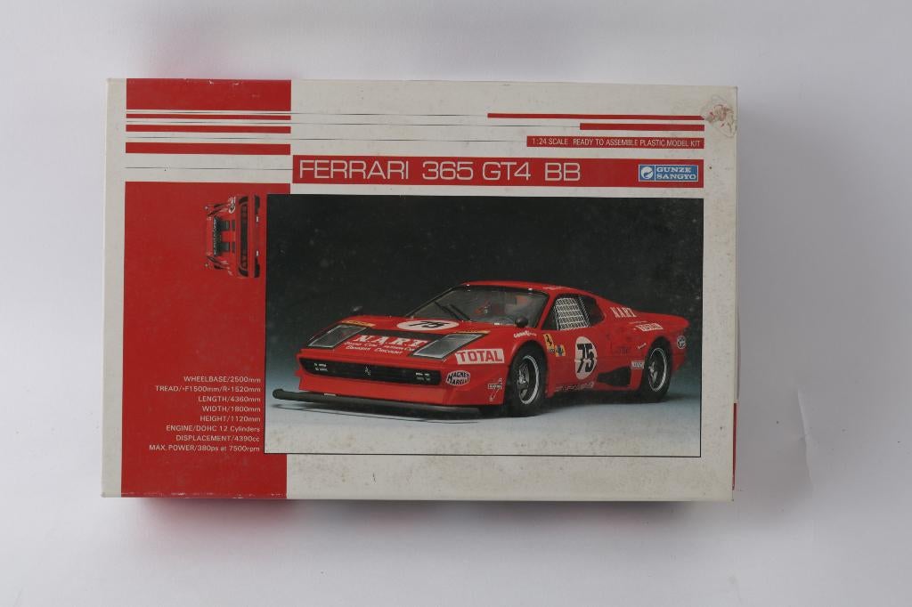1/24 Fujimi Ferrari 365 GT4 BB, Fujimi, Auto, Groter dan 1:32, Ophalen of Verzenden