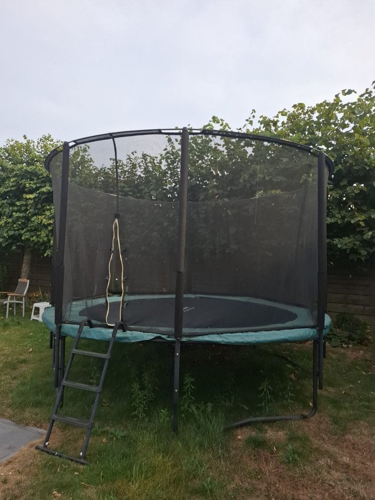trampoline, Ophalen, Gebruikt