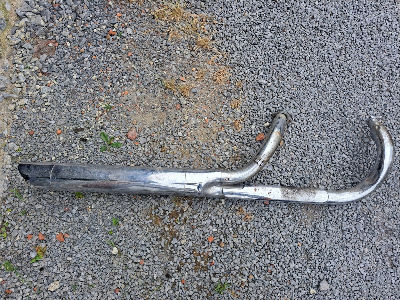Échappement d origine honda vt 750 de 1998