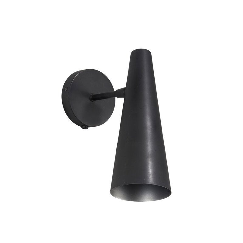 House Doctor Precise wall lamp - matte black, LED, Zwart, E14 (klein), Nieuw