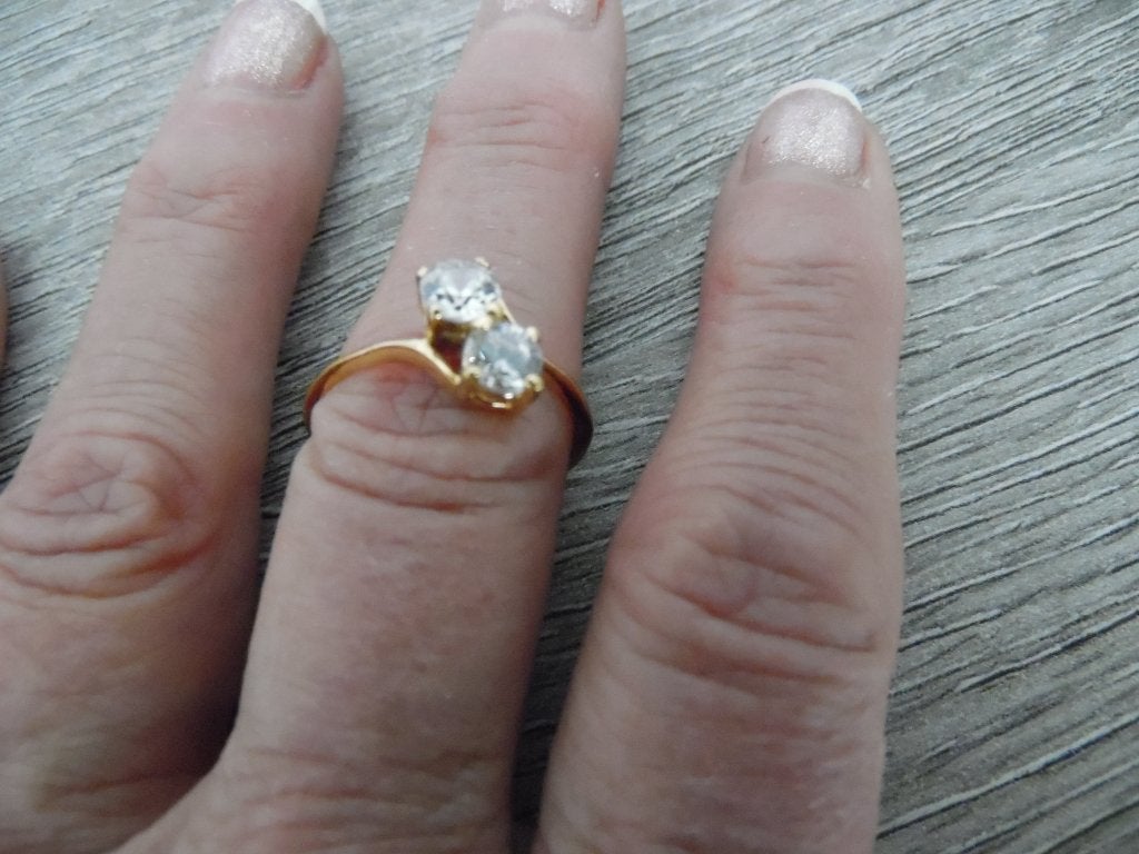 Ring, Overige materialen, Ophalen of Verzenden, Zo goed als nieuw, Dame