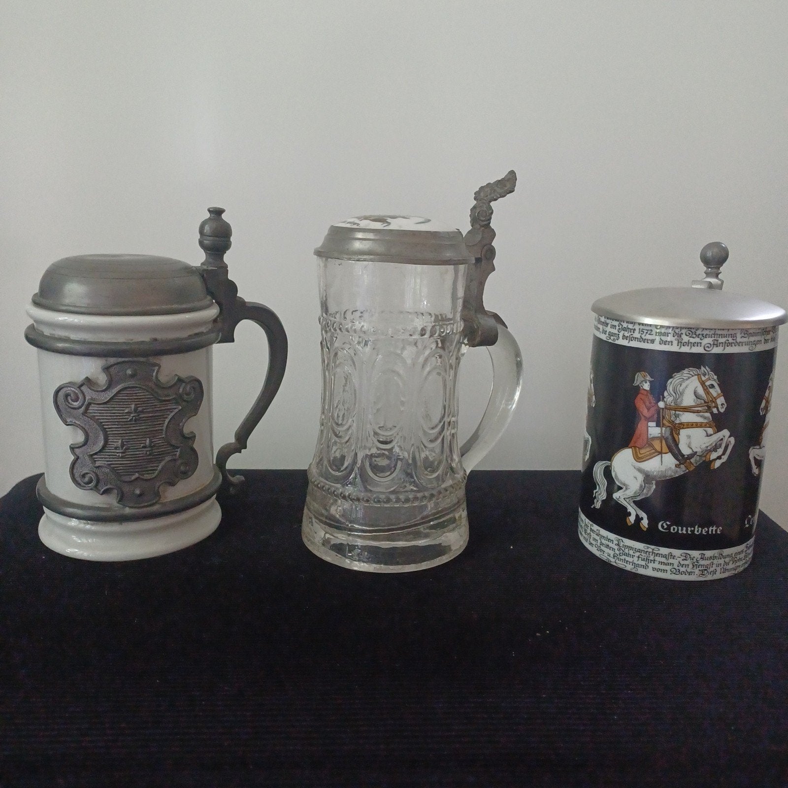 4 chopes à bière anciennes, Antiquités & Art, Antiquités | Autres Antiquités, Enlèvement
