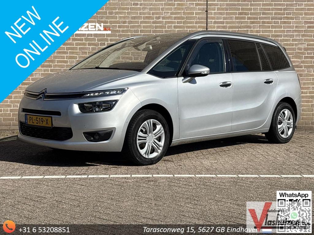 Citroen Grand C4 Picasso 1.6 HDi Intensive | Climate | Cruis, Auto's, Citroën, Monovolume, C4 (Grand) Picasso, Zilver of Grijs