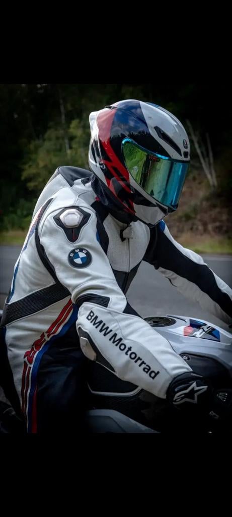 Combinaison Moto Cuir BMW Motorrad - Taille 56 état neuf., Enlèvement, S