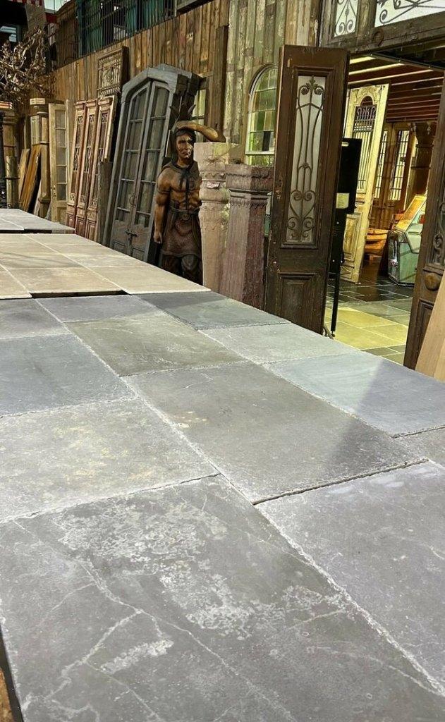 210M2 BOURGONDISCHE VLOER- DALLEN, Tuin en Terras, Grind, Keien en Split, Ophalen, Kalksteen