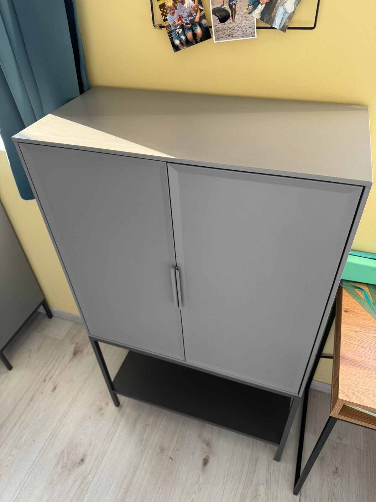 IKEA TULLSTORP hoge opbergkast grijs – 126 cm, 25 à 50 cm, Enlèvement, Utilisé, 50 à 100 cm