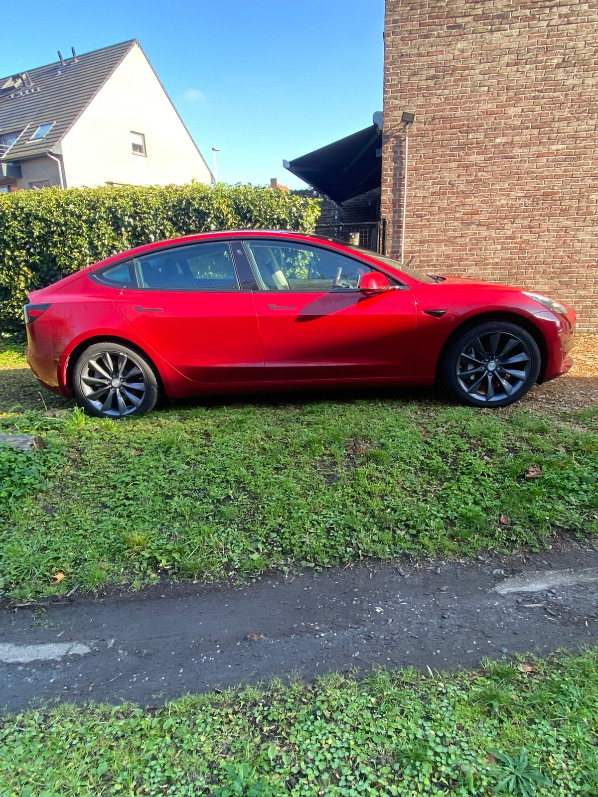 Tesla 3 SR slechts 153d/km mod.2020, Auto's, Automaat, Dealer onderhouden, Leder, Elektrisch