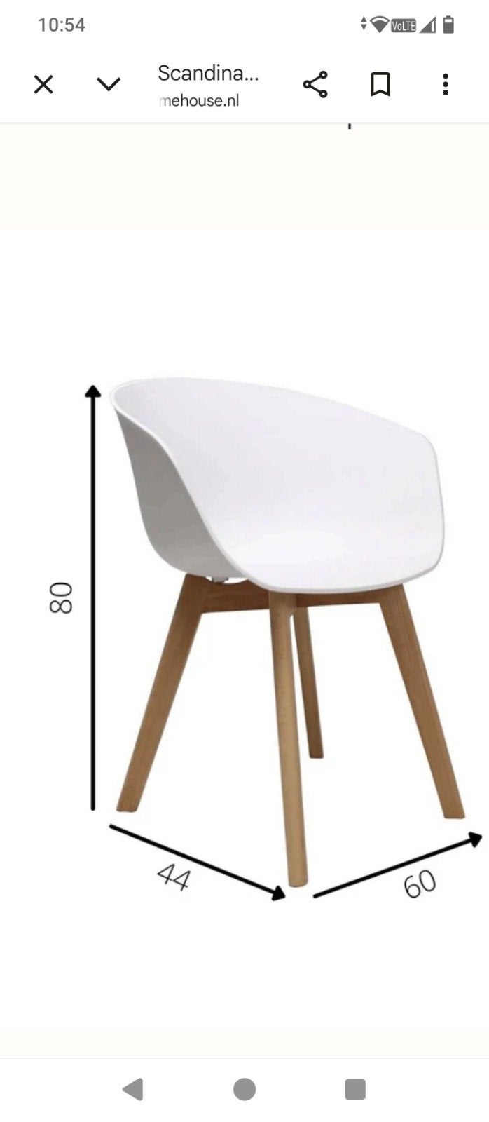 Kuipstoelen wit, hout/pvc 2 stuks Nieuw!, Huis en Inrichting, Stoelen, Ophalen, Wit, Hout, Twee