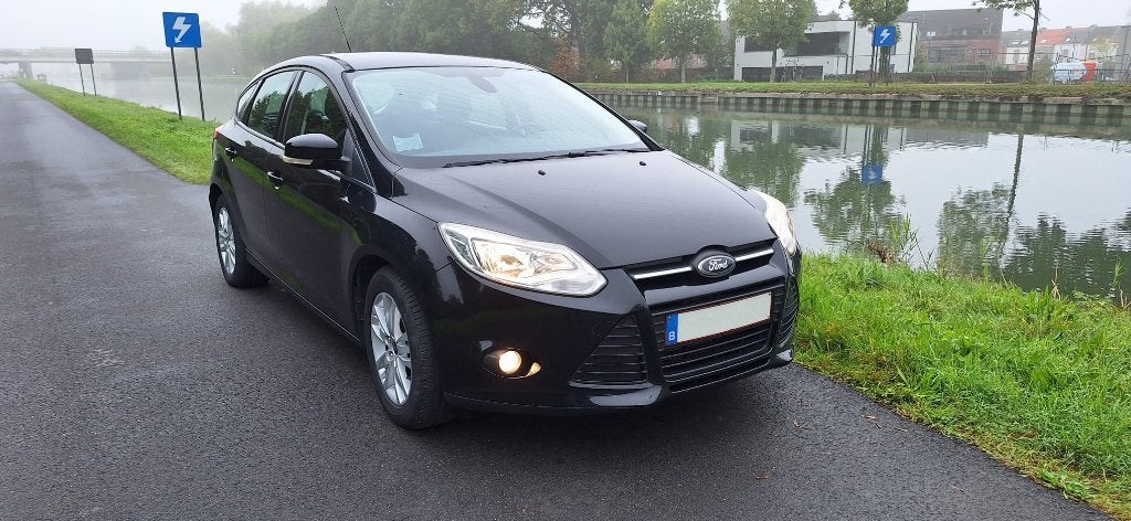 Ford Focus 1.6 Ti-VCT 125 pk, Auto's, Stof, Zwart, Zwart, 5 deurs