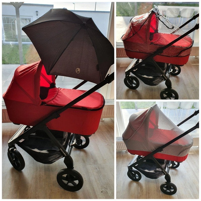Poussette Easywalker Mosey + Accessoires, Autres marques, Pneus, Enlèvement, Utilisé