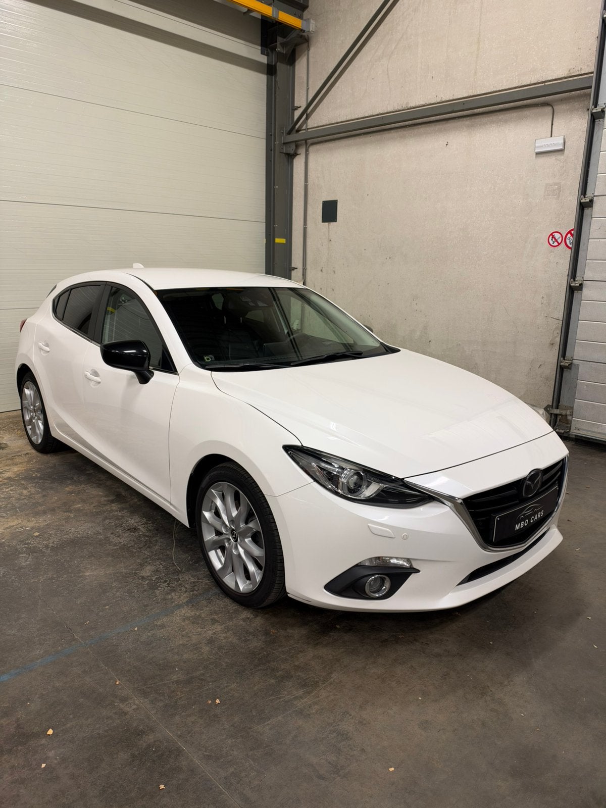 Mazda 3 2.0i Skyactiv|HEADUP, ZETELVERWM, NAVI,.., Auto's, Voorwielaandrijving, Wit, Leder, 5 deurs
