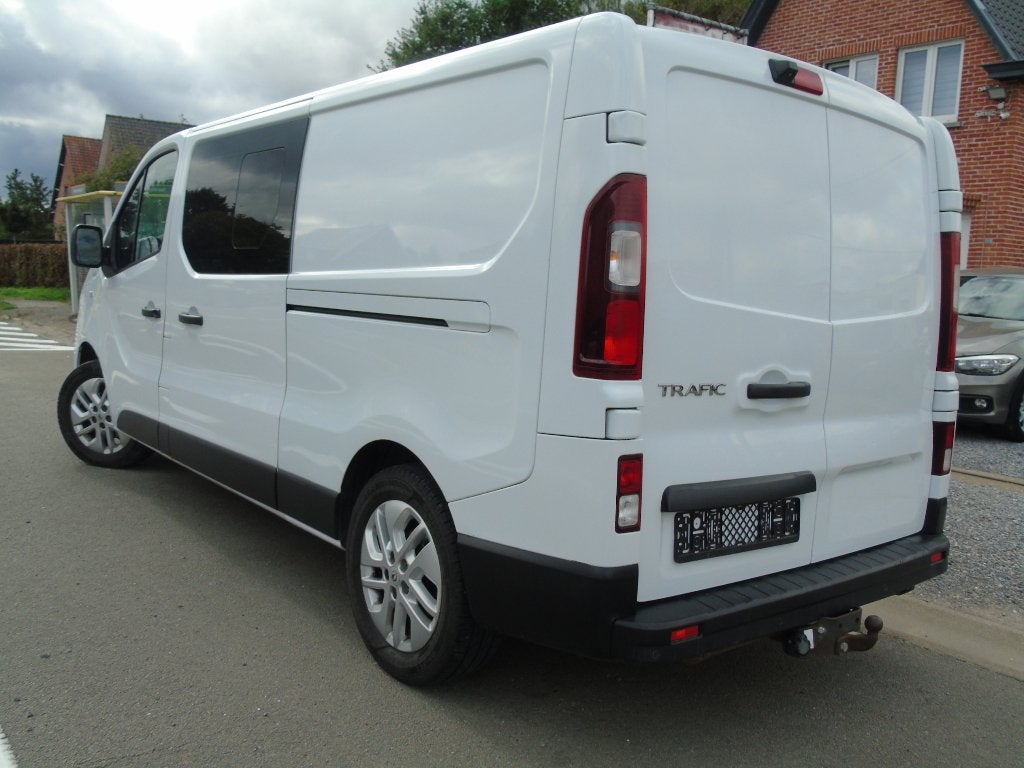 Renault Trafic 1.6 dCi*Dubbele Cabine 6Plts*1e Eigen*EURO 6b, Auto's, Voorwielaandrijving, Stof, Bedrijf, Te koop