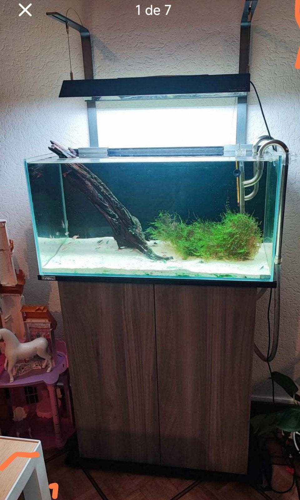 optique d'aquarium avec, Animaux & Accessoires, Poissons | Aquariums & Accessoires, Enlèvement ou Envoi, Comme neuf
