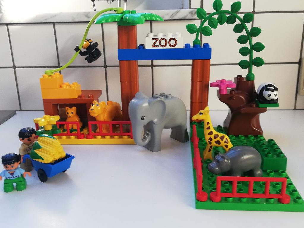 duplo 4663 dierentuin zoo, Kinderen en Baby's, Speelgoed | Duplo en Lego, Ophalen of Verzenden, Complete set, Duplo