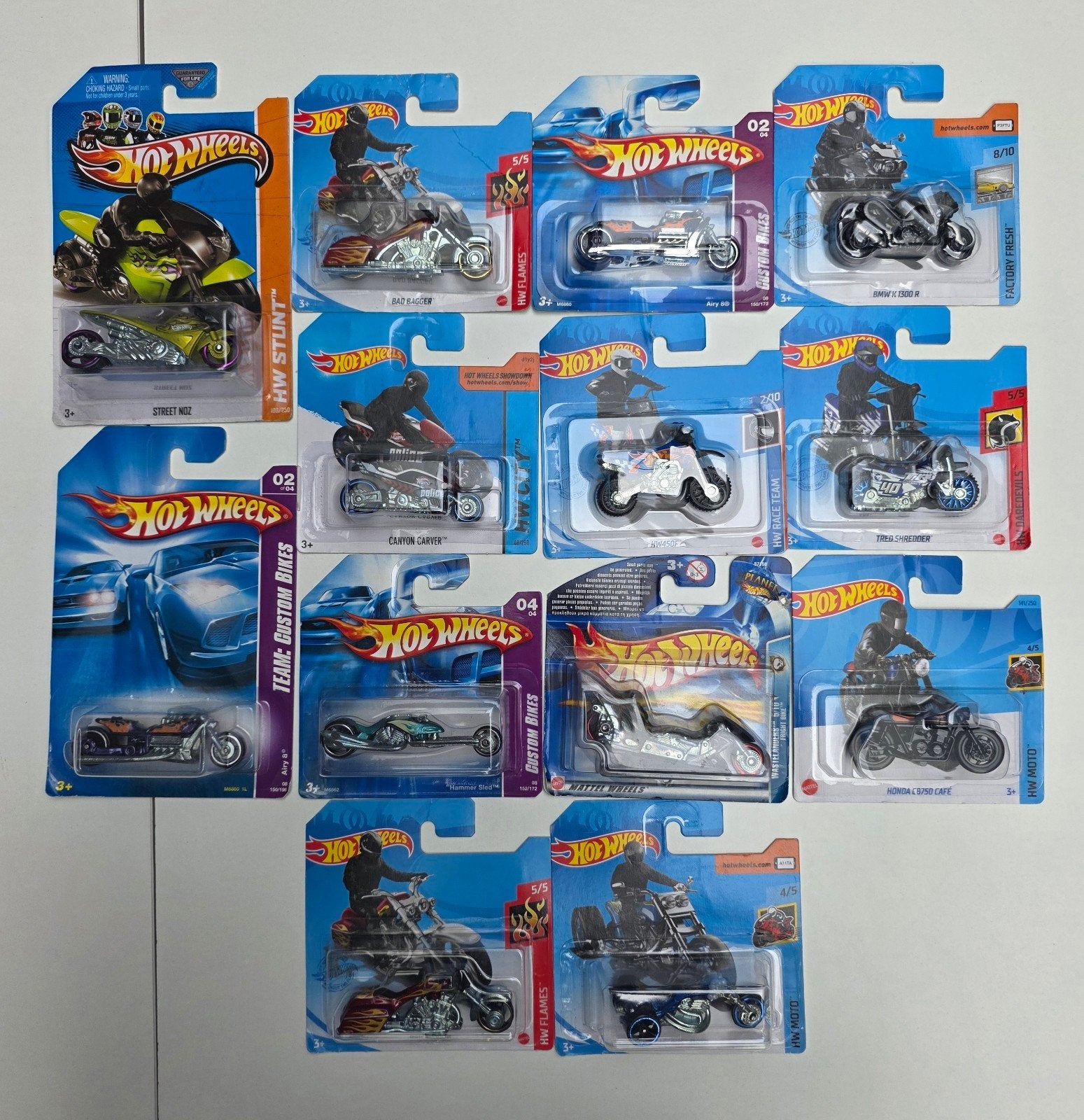 Hot Wheels Moto's: lot van 13, Enfants & Bébés, Enlèvement ou Envoi, Neuf