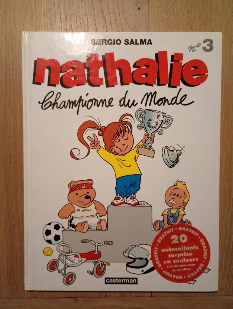 Nathalie 3 Championne du monde Salma EO ac autocollants TBE, Une BD, Utilisé, Sergio Salma, Enlèvement ou Envoi