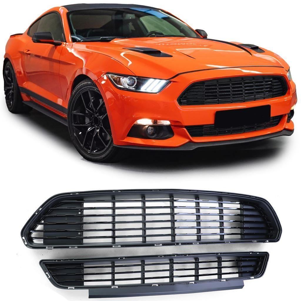 Sport Grill Embleemloos Glans Zwart Voor Ford Mustang MK6, Autos : Divers, Tuning & Styling, Envoi