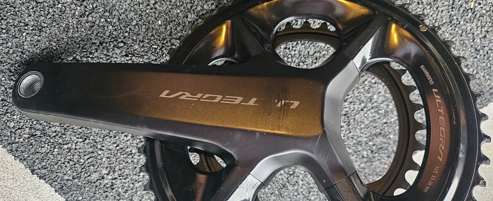 Shimano Ultegra FC-R8100 12s Crankstel 175mm 5, Crankstel of Pedalen, Gebruikt, Gravelbike, Shimano Ultegra